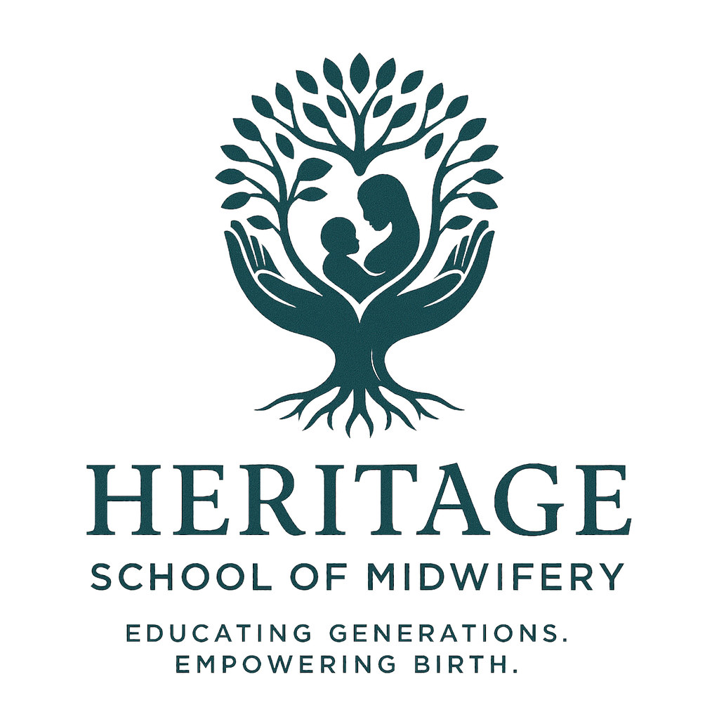 Heritage School of Midwifery logo